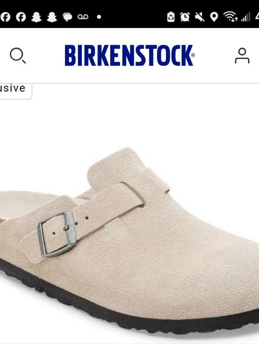 Unisex-Birkenstock Boston Soft Bed